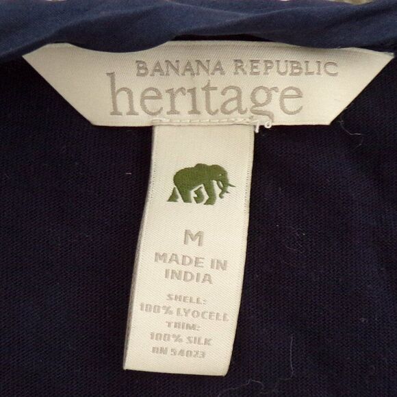 Banana Republic navy sequined t dress M - Picture 6 of 9